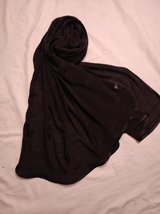 شال مشکی ساده خنک مینی گالری