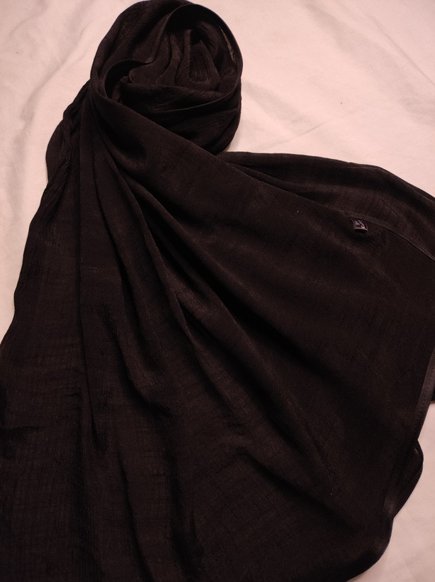 شال مشکی ساده خنک مینی گالری